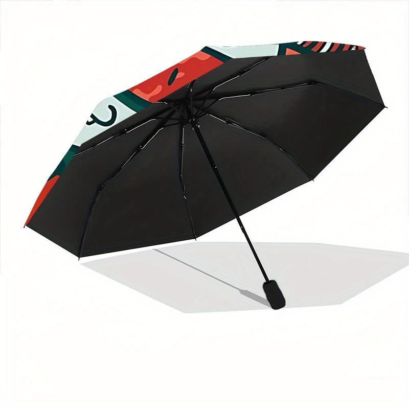 1pc Cats Skulls Auto Open/Close Cute Umbrella, Portable Folding Umbrella for Travel, Themed Events,