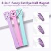 Nail Art Magnetic Stick Wand Pen Set for 3D Cat Eye Gel Painting Nails Art Magnet Wand UV Gel Polish Magic Manicure Tools