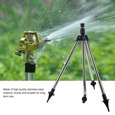 Stainless Steel G1/2" Adjustable Irrigation Tripod Sprinkle Garden Watering Irrigation Sprinkler Home Garden Watering Irrigation