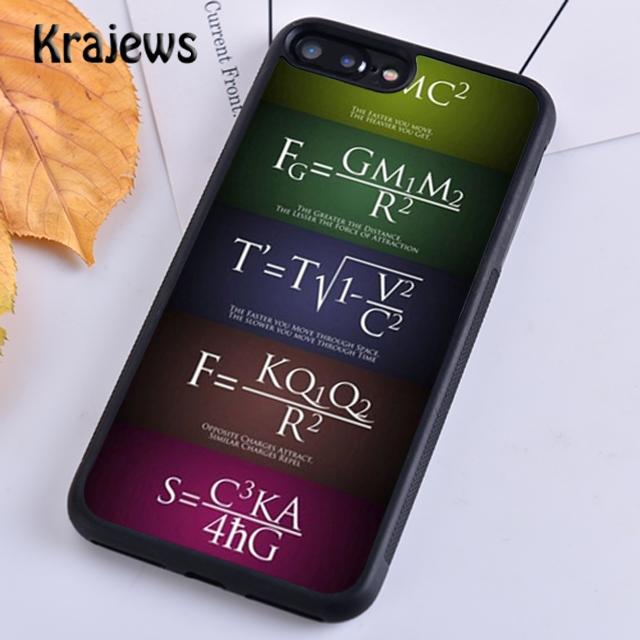 Krajews Math Formulas Equations Soft Phone Case Cover For iPhone 17 Air 16 15 14 plus 11 12 13 pro max coque Fundas