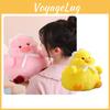 Cute And Fluffy Plush Toy Adorable Fat Duck With Headscarf And Pink Pig Soft And Huggable 30cm