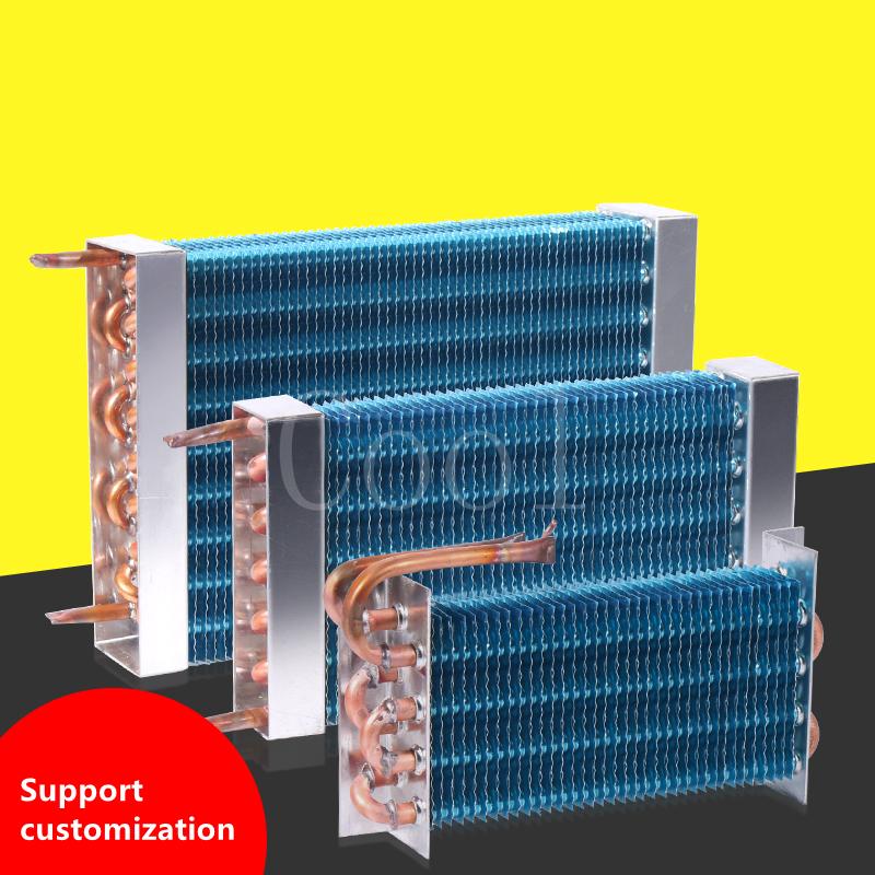 3*8*500MM evaporator freezer refrigerator freezer refrigerated display cabinet freezer copper tube fin air-cooled condenser