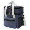 Insulated Lunch Bag Double Deck Reusable Picnic Bag with Pocket for Phones Wallets Thickened
