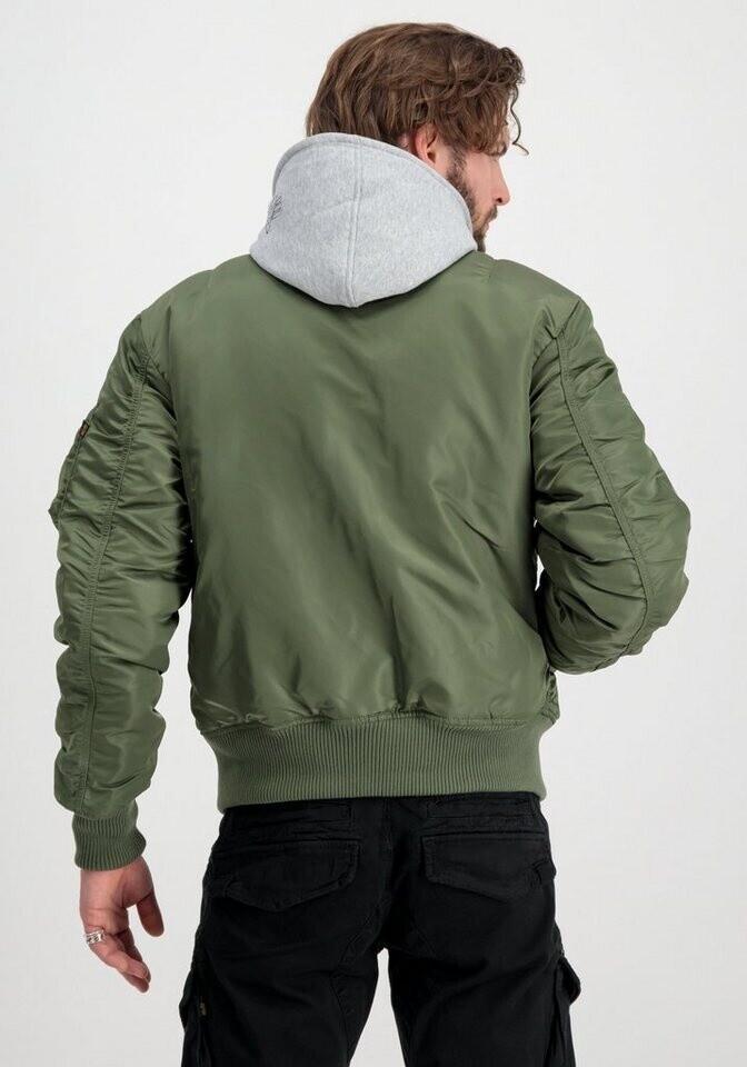 Winter Jacket Alpha Industries MA-1 D-Tec Hood Bomber Jacket (183110) Sage Green (183110-001)