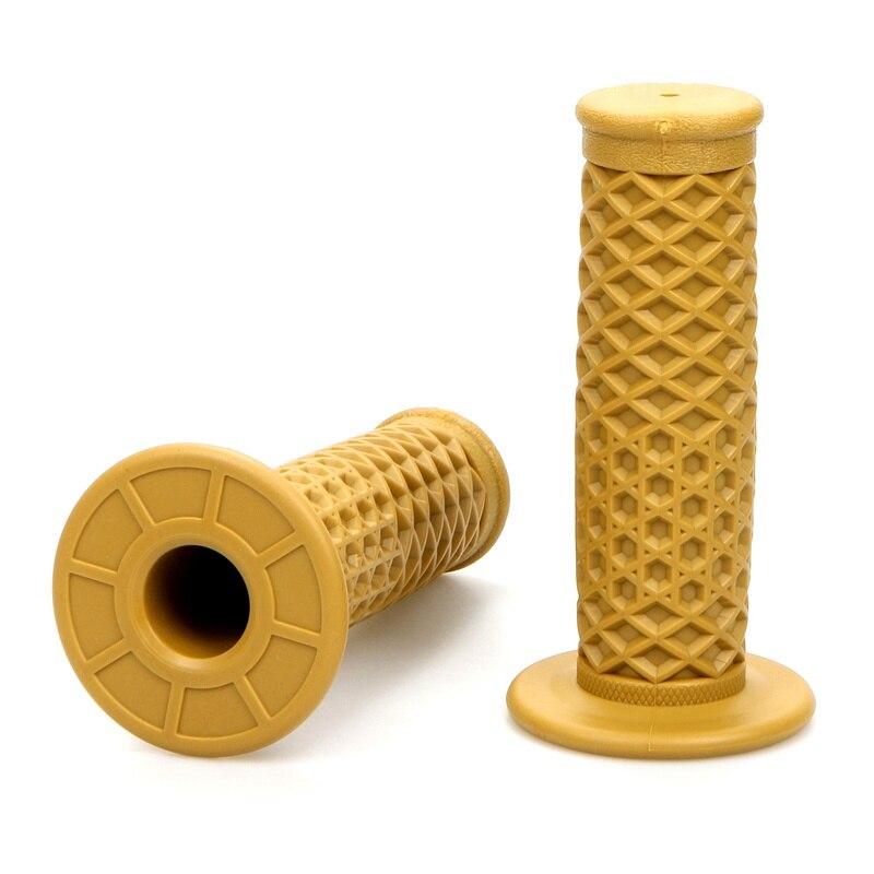 1 Pair Universal 22MM Classic Vintage Motorbike Grips Cover forHarley forYamaha Vintage Scooter Motorbike Handle Rubber Sleeve Kit