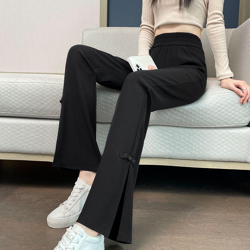 

Women s Wide Leg National Style Blazer Flare Pants - Spring/Autumn 2026 S (for 42.5-49 kg)