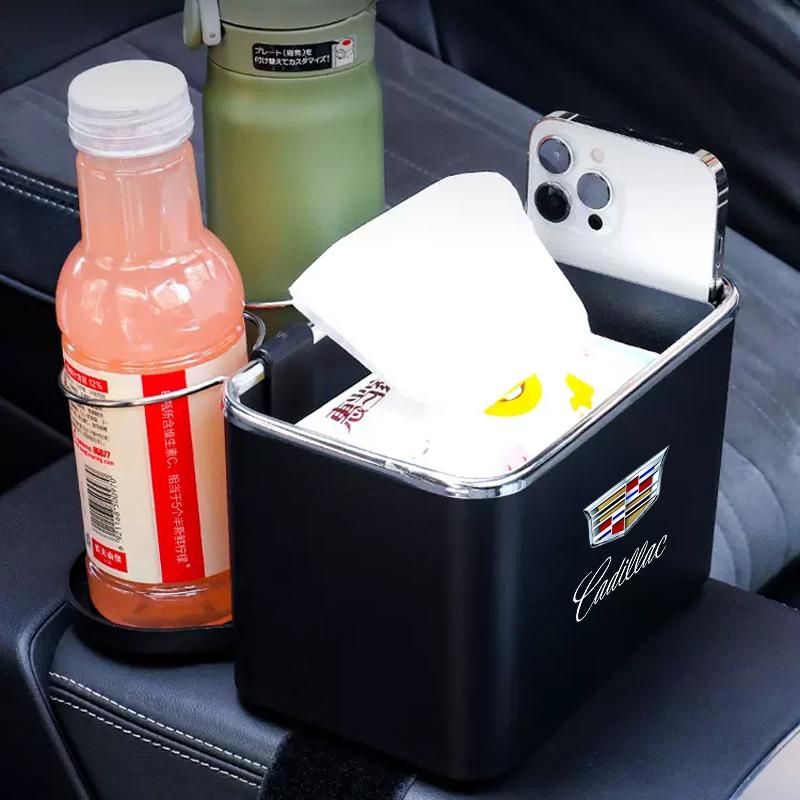 1Pc Car Multifunctiona Armrest Storage Box Drawer Box for Cadillac ATS CTS DTS STS SLS SLR XLR BLS Seville Escalade Tiburon CT6