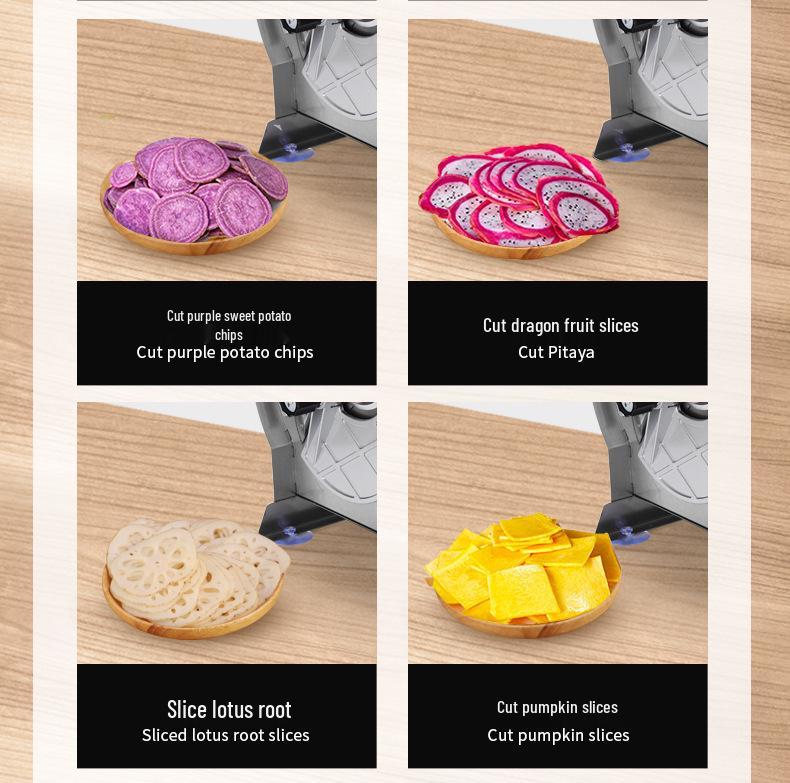 Stainless Steel Manual Slicer for Lemon, Potato, Fruit, Garlic, and Carrot