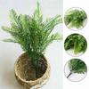 New High Quality Living Room Garden Home Hotel Artificial Plant Fake Leaves 33cm-40cm 7 Branches Green Plant Plastic