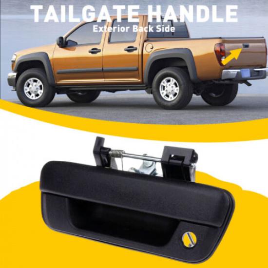 Rear Gate Tailgate Tail Latch Handle For 2004-2012 GM Chevy Colorado GMC Canyon