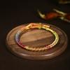 Handmade Braided Dragon Scale Protection Bracelet Men Women Multicolor Rope Wristband With Auspicious Chinese Motif