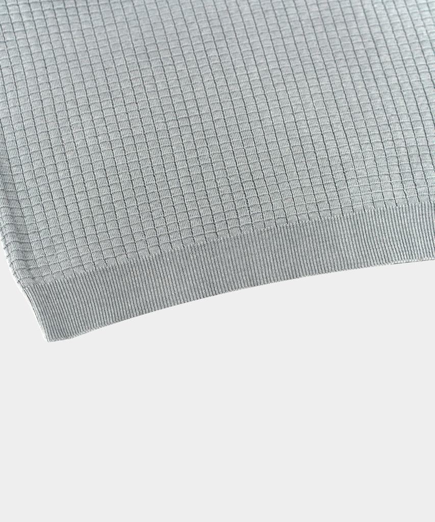 BIRBANTE Summer Washable Crewneck Knit - Sky Gray