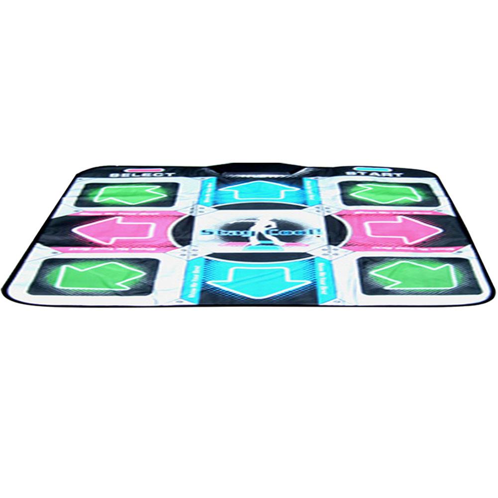 USB Wired Dance Mat Non-Slip Electronic Dance Pad with LED Lights Dance Fitness Exercise Pad for Kids Adults Gift for Girls Boys