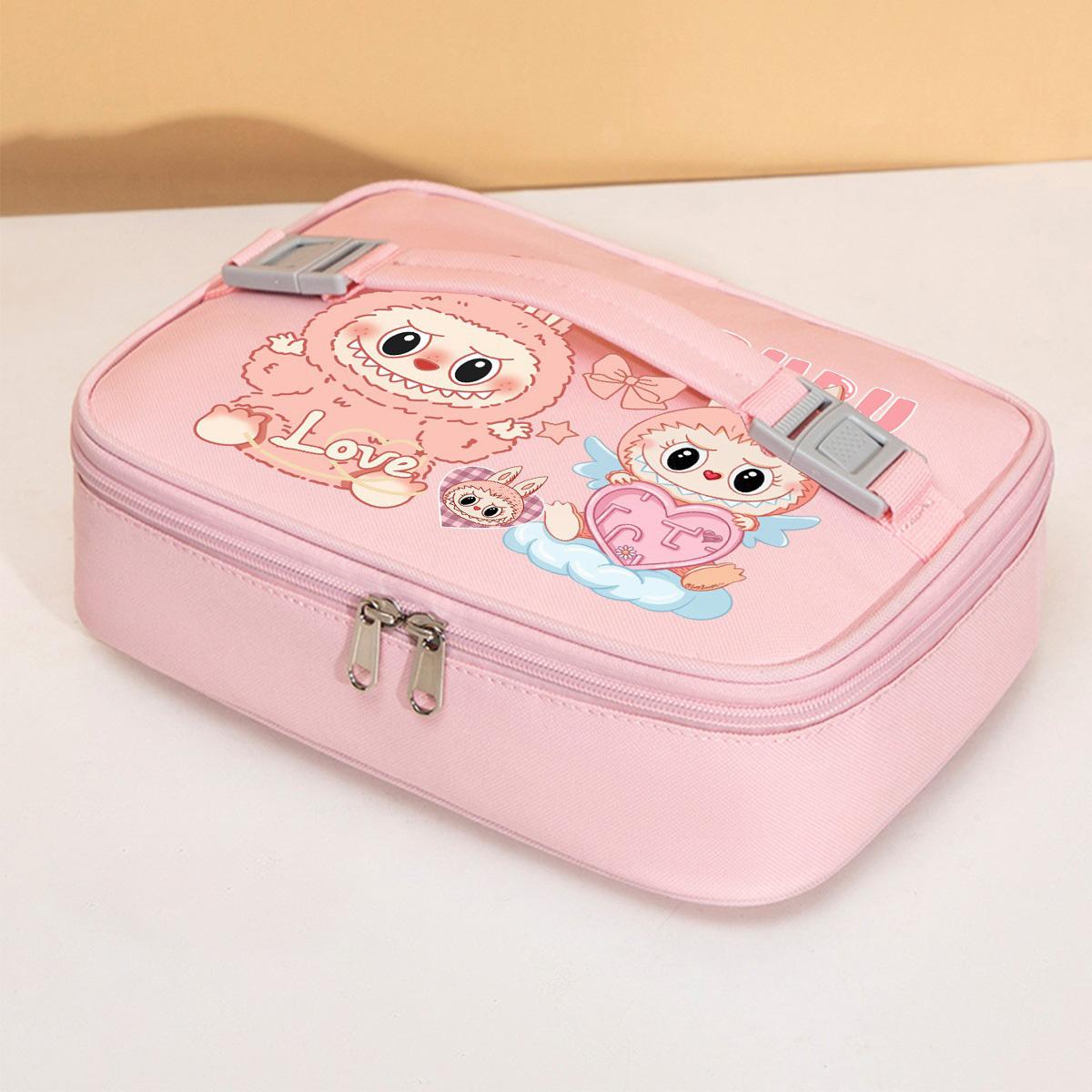 

Сумка-бенто labubu — это милая студенческая сумка для ланча. Вы можете носить на работу термосумку большой вместимости с утолщенной изоляцией