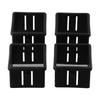 Black Diameter Plastic Square Tube Sleeve Easy To Use And Install