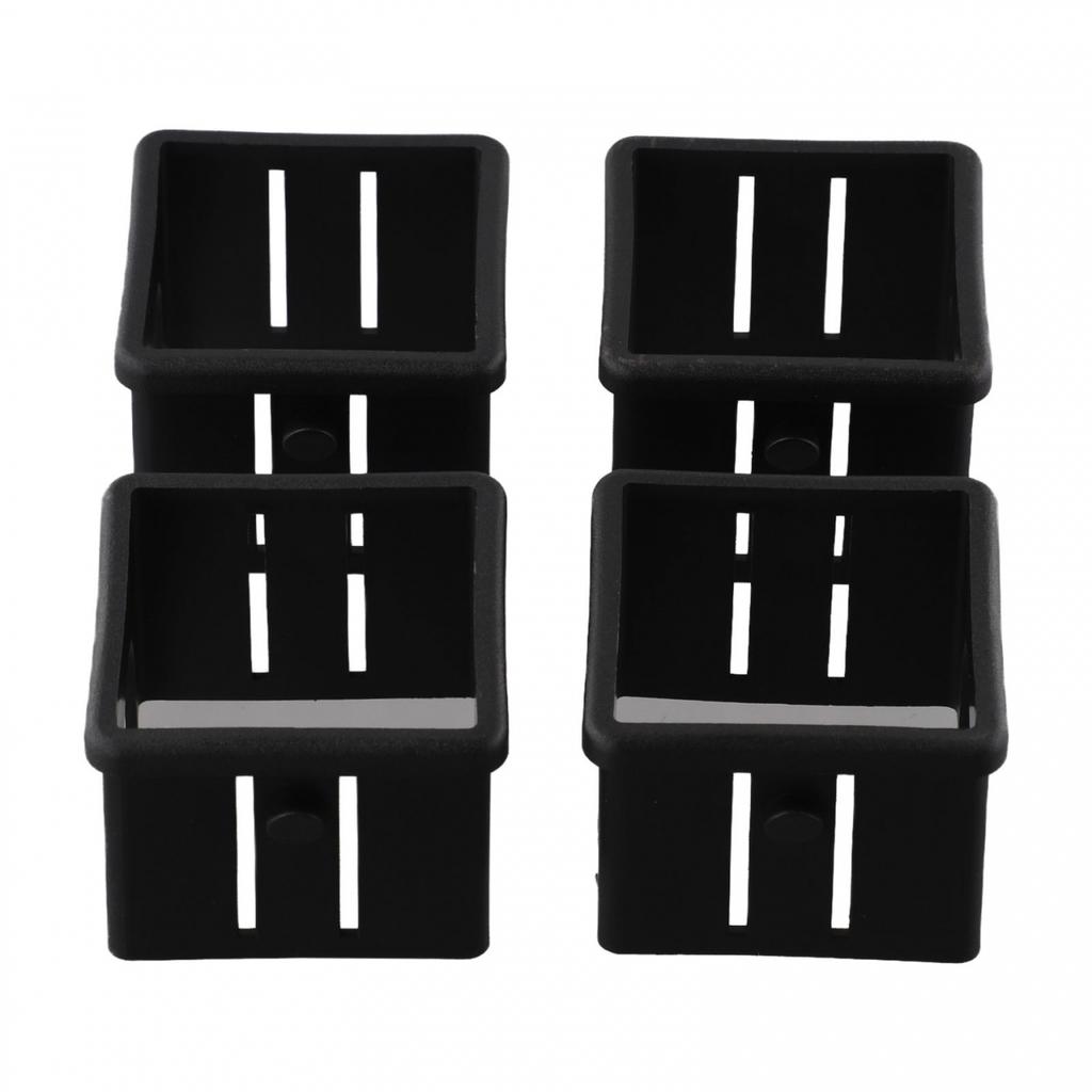 Black Diameter Plastic Square Tube Sleeve Easy To Use And Install