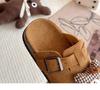 2025 Kids Birkenstock Forest-Style Little Bear Slip-on Slippers for Baby Girls - Cute & Versatile for Spring and Autumn