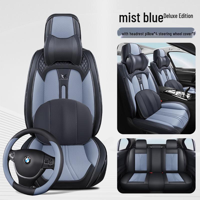 Breathable Leather Car Seat Cover Cushions for All Seasons