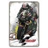 Placca in Latta Vintage Moto, Decorazione Garage Officina Dacha 20x30cm