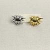 Unique Sea Urchin Spikes Ring Gold/Silver Alloy Ring Finger Jewelry Daily Wear Fashion Accessories for Women Girls