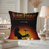 Lorde-Solar Power Cushion Cover Anti-dustmite Pillowcase Invisible Zipper Silky Short Plush Sofa Cushion Cover