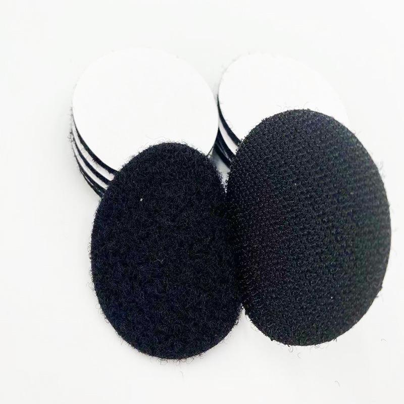 Non-slip Self-Adhesive Hook & Loop Sofa Cushion Fixer Magic Tape, 2.5-10cm Adhesive Backed Round Dots