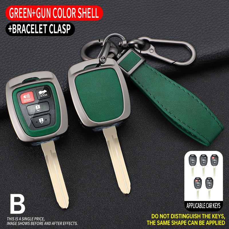Key Cover Shell for Toyota FJ Cruiser, RAV4, Prado, and Land Cruiser