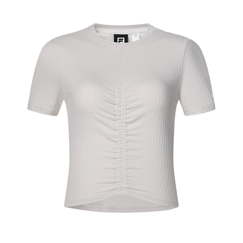 New FILA T Shirts Women's Lead Gray A11W421108FGY