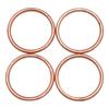 35.5*43.8*2.6 Motorcycle Exhaust Pipe Gasket For Kawasaki  ZZR600 - ZX600 90-06 Vulcan 900 Custom - VN900 07-09 11 12 14 22-24