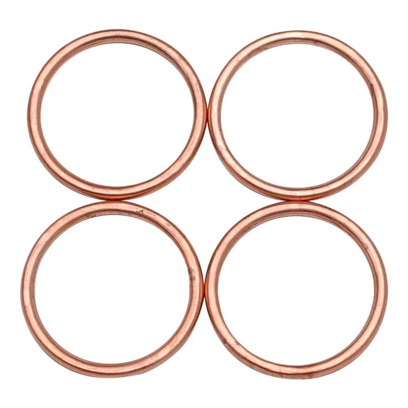 35.5*43.8*2.6 Motorcycle Exhaust Pipe Gasket For Kawasaki ZZR600 - ZX600 90-06 Vulcan 900 Custom - VN900 07-09 11 12 14 22-24