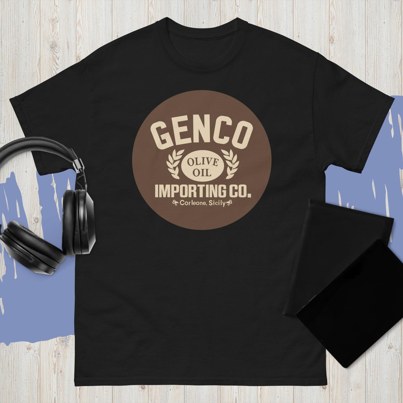 New Genco Olive Oil T-Shirt 100% Cotton Don Corleone Vita Mafia 2XL