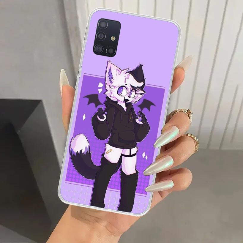 Boykisser Cat Phone Case for Samsung Galaxy A52 A32 A22 A12 A02S A50S A30S A10S Note 20 Ultra 10 Plus S10 A31 A20 A71 A72 Galaxy