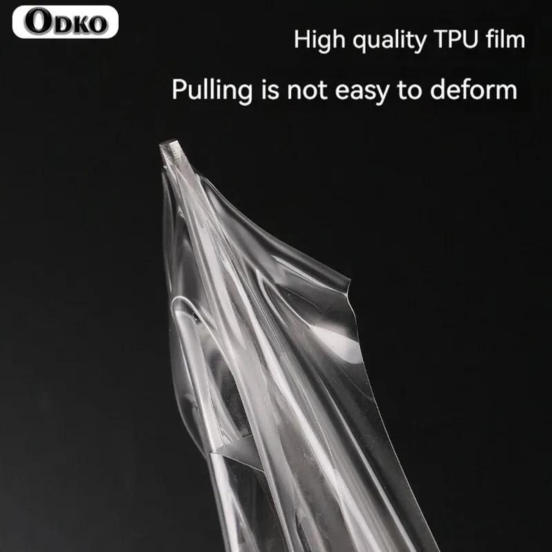 Pro Kia DL3 K5 - Vnější světlomet auta Proti poškrábání TPU PPF Ochranná fólie Proti poškrábání Opravná fólie Montáž příslušenství