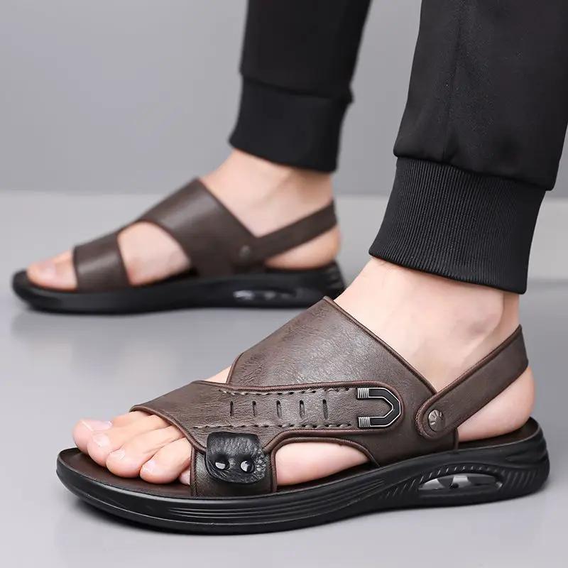 Fashion Outdoor Men's Sandal Height with Platform Non-slip In Welcome Deal Clearance Sale Casual 2025 Styles Eva Breathable 39 Male Shoe