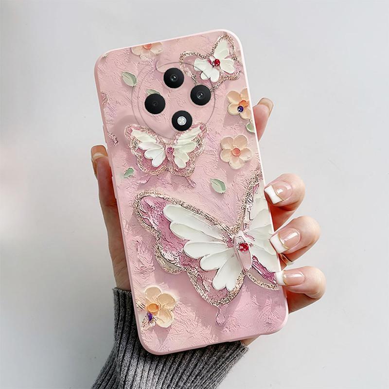 For Oppo Reno 12F 4G Case CPH2687 Cute Astronaut Painted Soft Silicone Cover For Oppo Reno12 F Reno 12 FS Reno12F 5G Case Shell