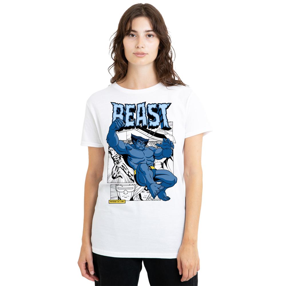 X-Men Womens/Ladies Beast Comic T-Shirt