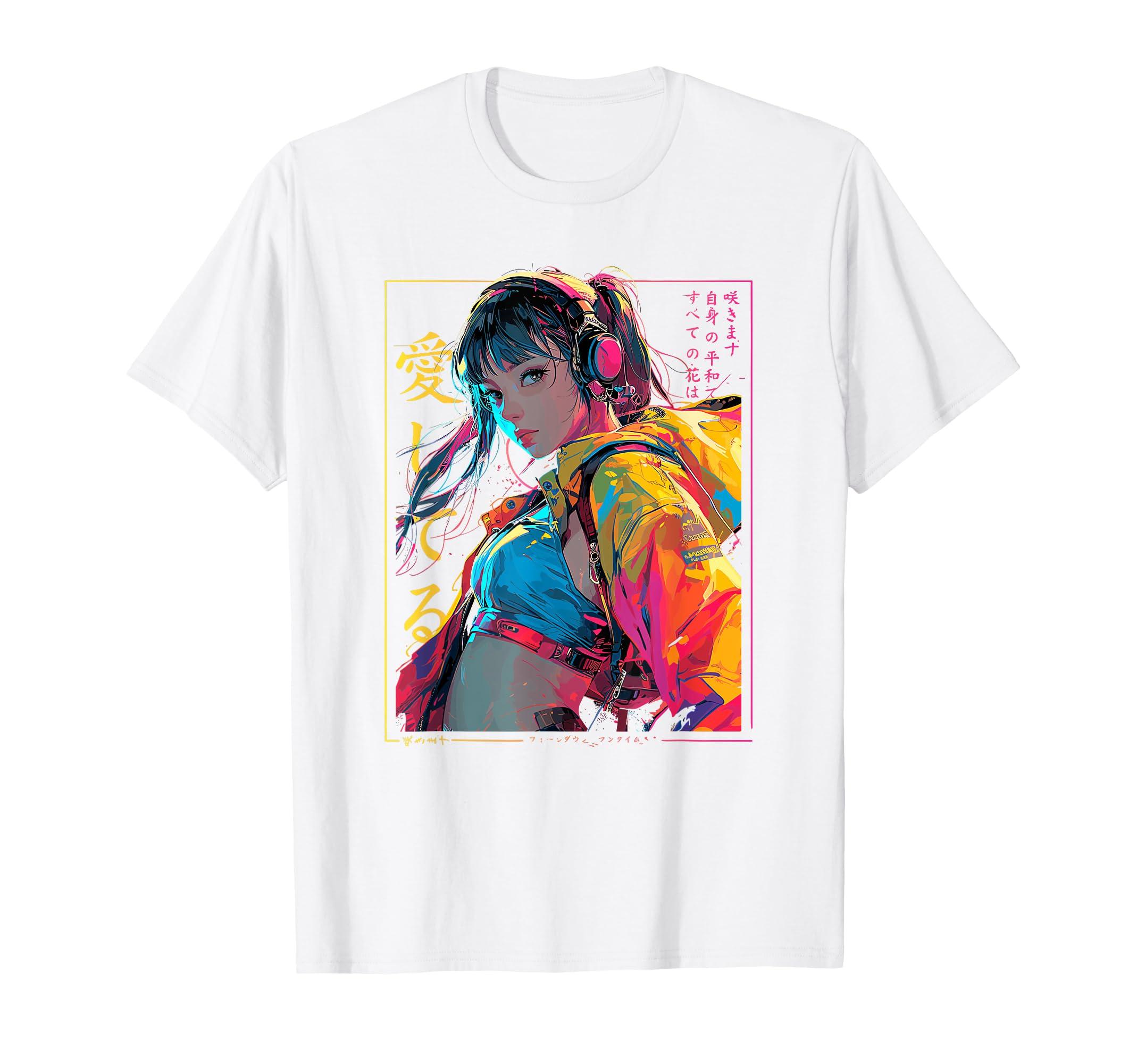 

Cyberpunk Anime Girl T-shirt