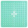 53x53cm Shower Mat Suction Cup PVC Anti Slip Bath Mat Square Shower Floor Pad Non Slip Safety Mat for Bathtub Bathroom Carpet