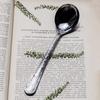 Tongue Massage European Classical Embossed Flower Pattern 304 Stainless Steel Soup Spoon  for Kicthen Accessories Dinner