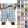 Men's Casual Drawstring Waist Athletic Shorts Lightweight Breathable Relaxed Fit Mid-Length Shorts with Pockets for Everyday Wear