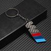 3D Metal Car Emblem Keychain Keyring Anti-Loss Pendant For BMW M Performance F20 F40 F22 F30 E90 F32 F06 F07 F46 E60 M5 Sticker cyhk37