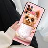 Cute Yorkshire Terrier Case For Oppo A54 A74 A94 A18 A57 A17 A77 A38 A58 A78 A98 A80 A60 A40 A96 A76 A16 A15 A5 Pro