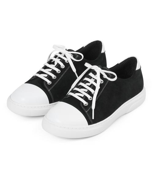[MELOS] Canvas Suede 3.5cm Sneakers