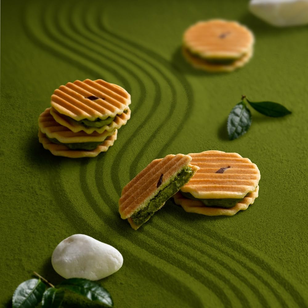 Kyoto souvenir Hime Senjyu Senbei organic matcha Kogetsu souvenir package Day Kyoto souvenir gift Uji matcha mail order Japanese sweets midyear gift