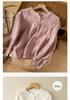 Women’s High-End Artistic Retro Cotton and Linen Loose Top – New Spring 2026 Collection