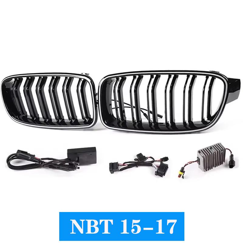 For BMW 3 Series F30 F31 F35 LED Car Front Bumper Racing Grille Grill  320i 325i 328i  2013-2019 Grilles Kidney Racing Grills