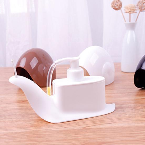 Snail Shape Pump Liquid Soap Dispenser Kitchen Bathroom Shampoo Lotion Bottle