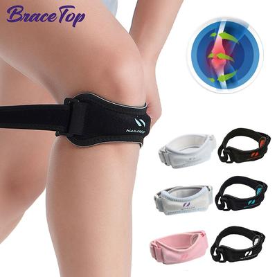 Duurzaam En Veilig 1 Stuks Kniebrace Patella Knieondersteuning Band Verstelbare Patellapees Stabilisator Band Voor Springersknie Tendinitis Basketbal