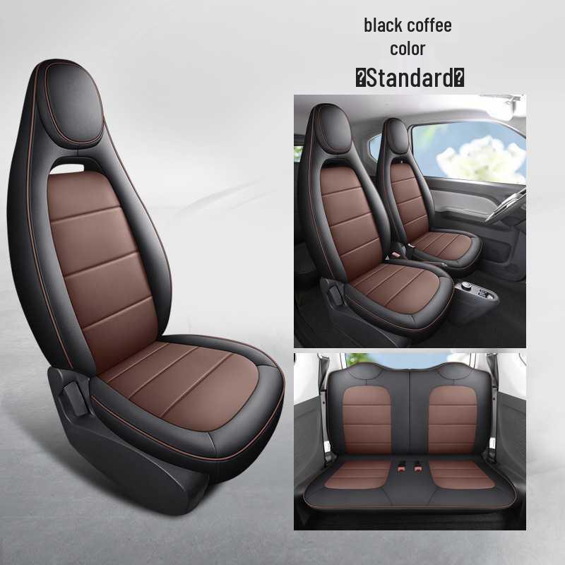 Wuling Mini Cute Leather Car Seat Cover - All-Season Universal Fit