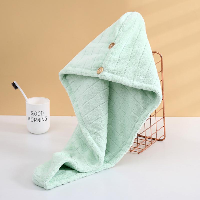 Quick-Dry Pineapple Hair Towel Wrap - Thickened Coral Fleece Headscarf for Hair Drying